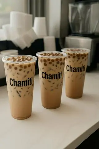 Hình ảnh Combo 5 ly trà sữa trân châu hoàng kim 