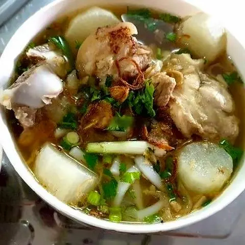 Hình ảnh Hủ tiếu mì thịt băm nước  - khô