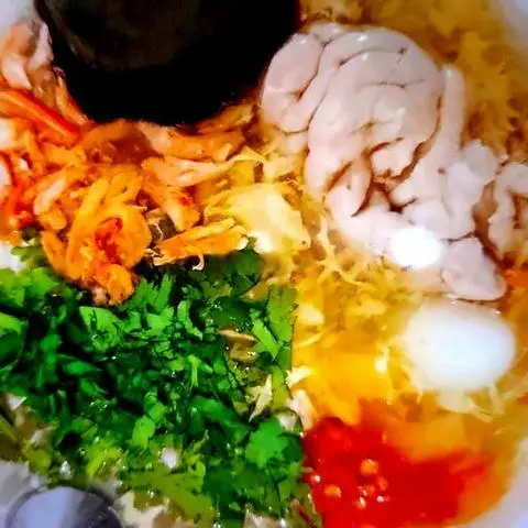 Hình ảnh Súp cua - nửa trứng bắc thảo - nửa cái óc theo