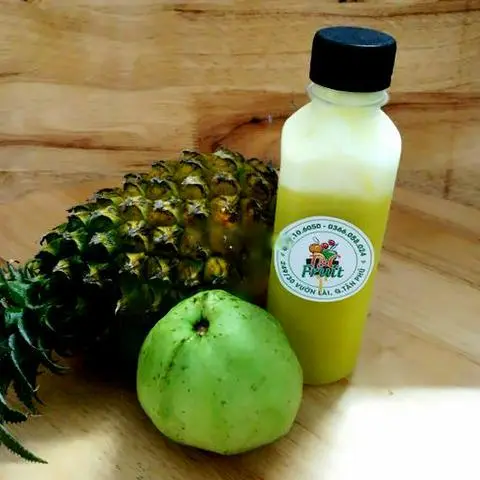 Hình ảnh Nước Ép Chai Ổi + Dứa