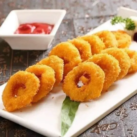 Hình ảnh Mực khoanh chiên ( 6 khoanh )