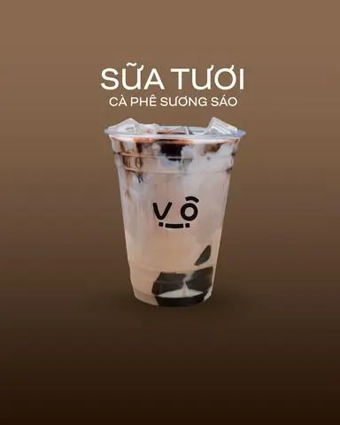 Hình ảnh Cà phê sữa tươi sương sáo