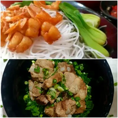 Hình ảnh MÌ TRỘN TÓP MỠ SÚP MUỐI ỚT SƯỜN SỤN NON 