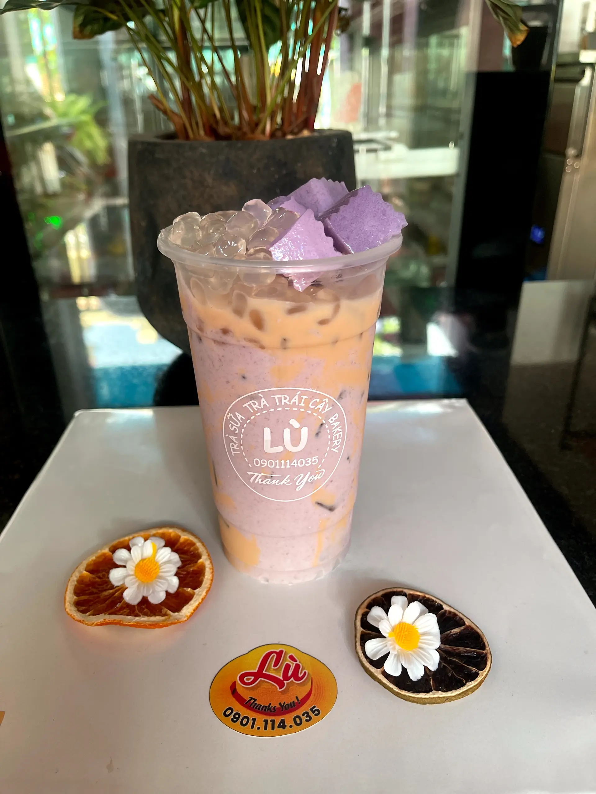Hình ảnh Trà sữa khoai môn