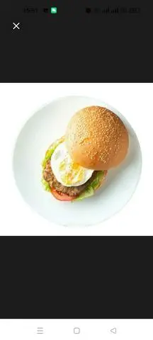 Hình ảnh HamBurGer Tôm Trứng Ốp La