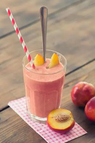 Hình ảnh Sinh Tố Dâu + Đào