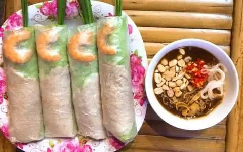 Hình ảnh Gỏi cuốn tôm thịt- chấm tương