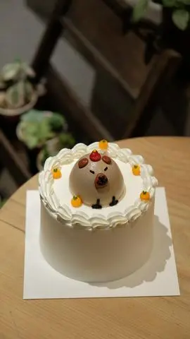 Hình ảnh Bánh Kem Mini Capybara Ú