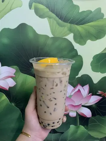 Hình ảnh Trà sữa vị dâu 