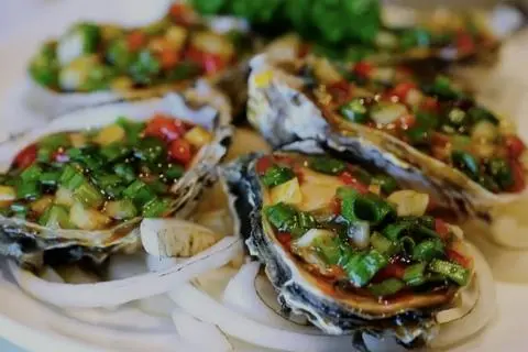 Hình ảnh Bào ngư nướng mỡ hành 