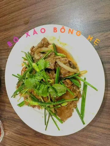 Hình ảnh Bò xào Bông hẹ