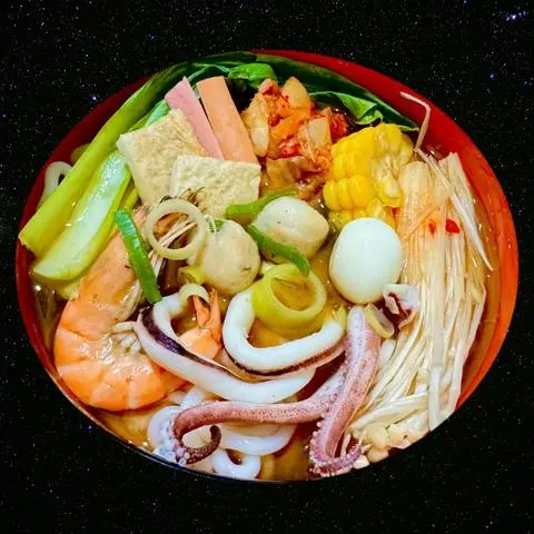 Hình ảnh udon kim chi hải sản