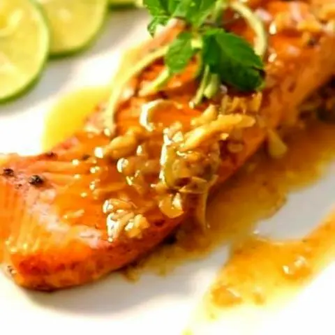 Hình ảnh Cá hồi sốt Heng Dijon
