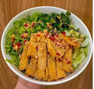 Hình ảnh Bún chả giò chay