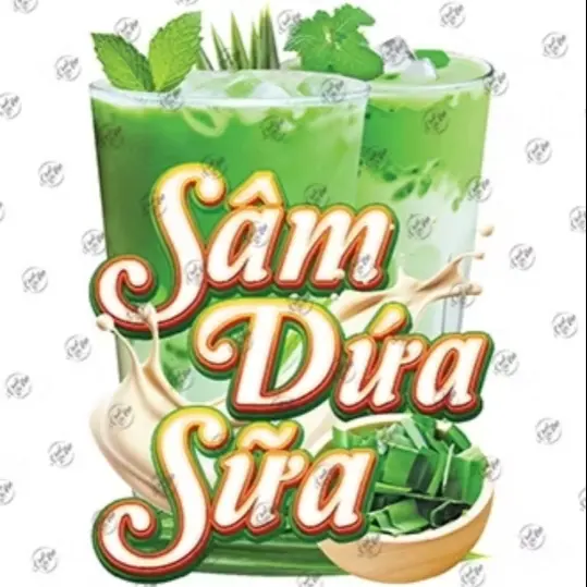 Hình ảnh Sâm Dứa Sữa Đá - Ly 700ml