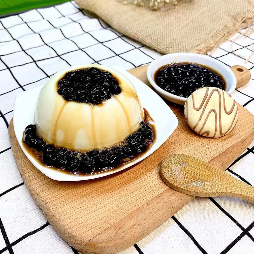 Hình ảnh Tàu hủ mix 1 - 2 topping ( nước dừa hoặc sữa ) 