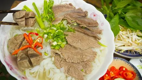 Hình ảnh Phở nạm bò viên