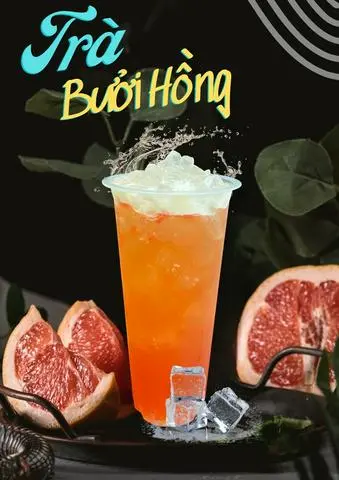 Hình ảnh trà bưởi hồng