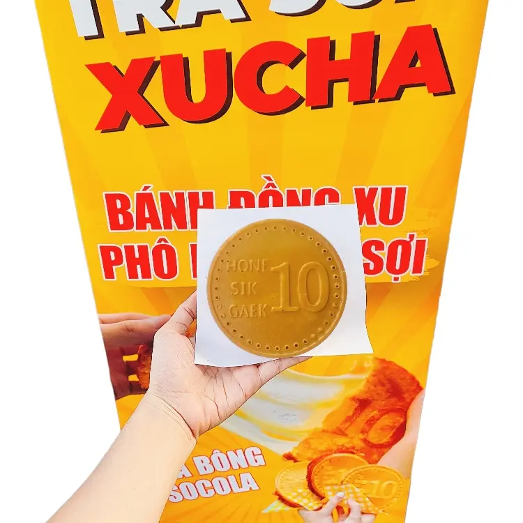 Hình ảnh Bánh đồng xu phô mai socola