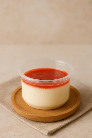 Hình ảnh Panna Cotta Dâu Tây