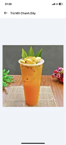Hình ảnh Trà Mít Chanh Dây