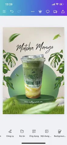 Hình ảnh Matcha Latte Xoài
