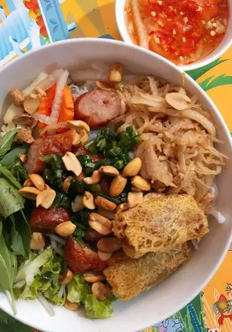 Hình ảnh Bún nem nướng chả giò