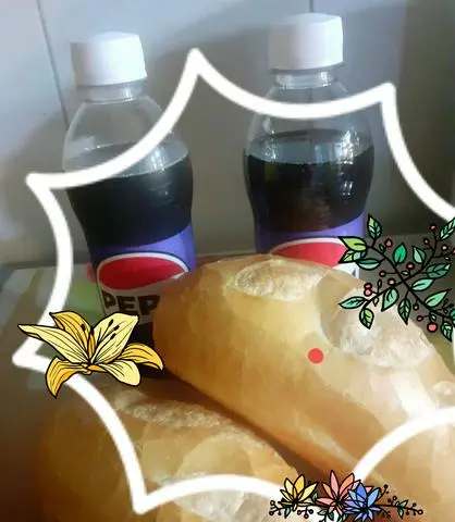 Hình ảnh 2bánh mì Heo quay +2pepsi ướp lạnh 390ml
