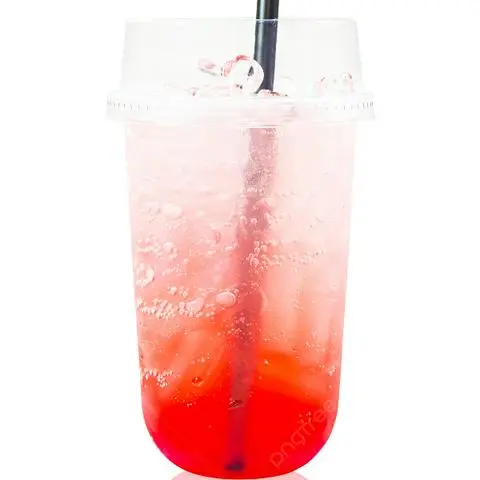 Hình ảnh soda Dâu trân châu
