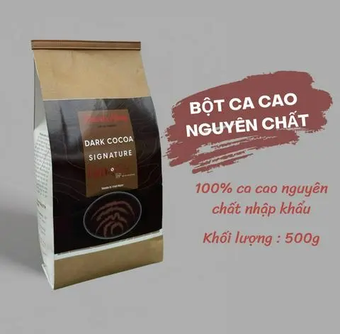 Hình ảnh Bột Ca Cao Nguyên Chất 100% - Dòng Đậm Đắng
