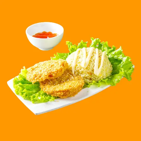 Hình ảnh Cơm Chả Cá Rán Giòn