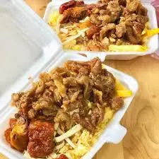 Hình ảnh Cơm da gà lắc phô mai