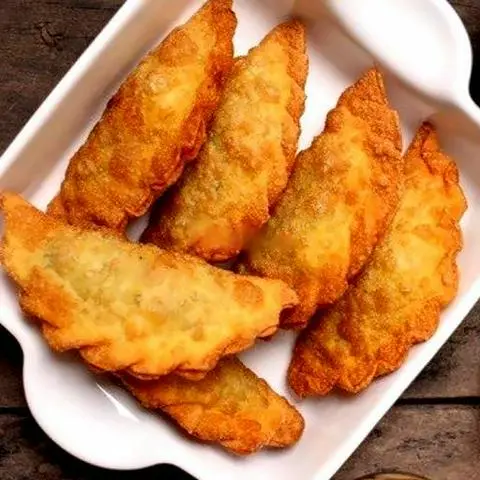 Hình ảnh Bánh Mandu BiBiGo chiên nhân thịt 4 cái