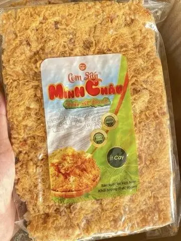 Hình ảnh cơm cháy chà bông lớn đặc biệt