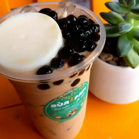 Hình ảnh Trà sữa trân châu flan phô mai