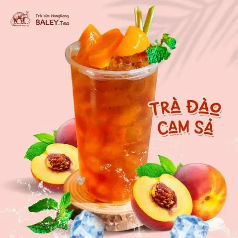 Hình ảnh Trà Đào Cam Sả
