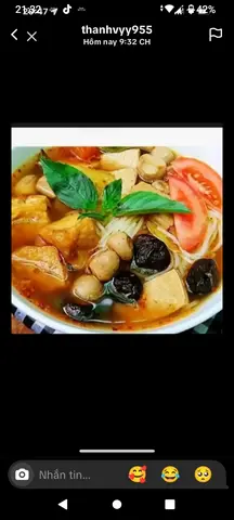 Hình ảnh bún thái chay 
