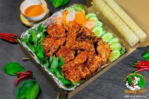 Hình ảnh 1 Gà Nướng Muối Ớt + 1 Cơm Lam 