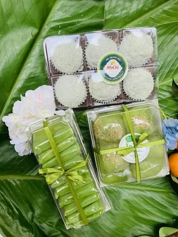 Hình ảnh combo3 bánh mochi-xuxe-bánh cốm