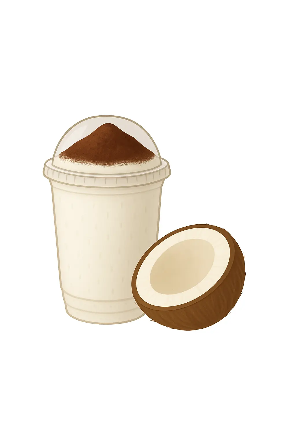 Hình ảnh Sinh Tố Dừa - Cacao