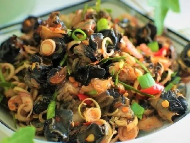 Hình ảnh Cơm ốc xào sả ớt + Canh 