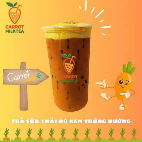 Hình ảnh Sữa Thái trứng nướng - đỏ