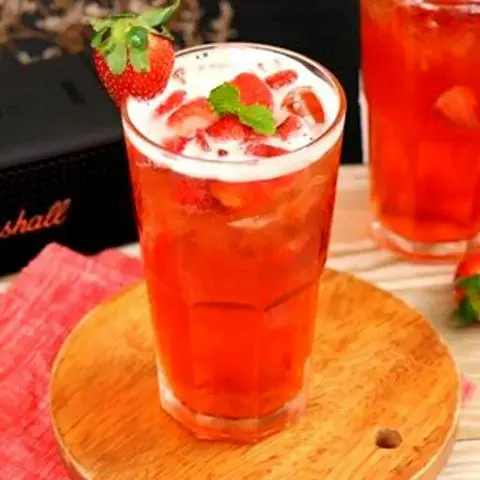 Hình ảnh Trà dâu tươi mật ong
