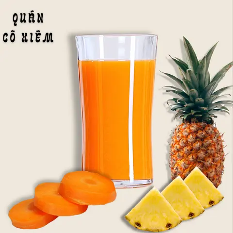 Hình ảnh Nước Ép Thơm - Cà Rốt
