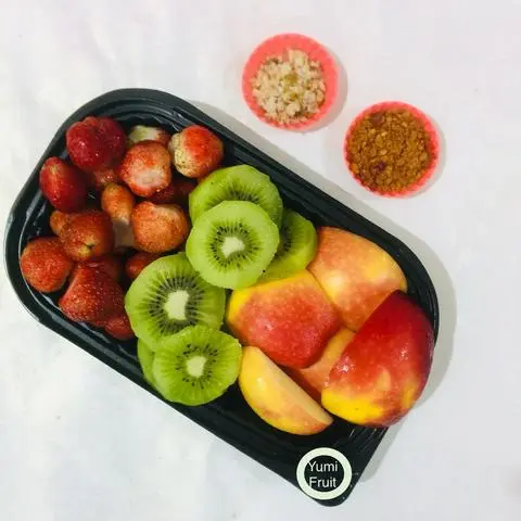 Hình ảnh Hộp mix 3 món - kiwi - dâu - nho