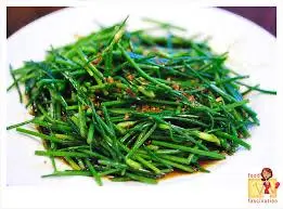 Hình ảnh Bông hẹ xào tỏi 