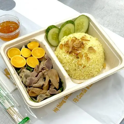 Hình ảnh Cơm lòng gà trứng non