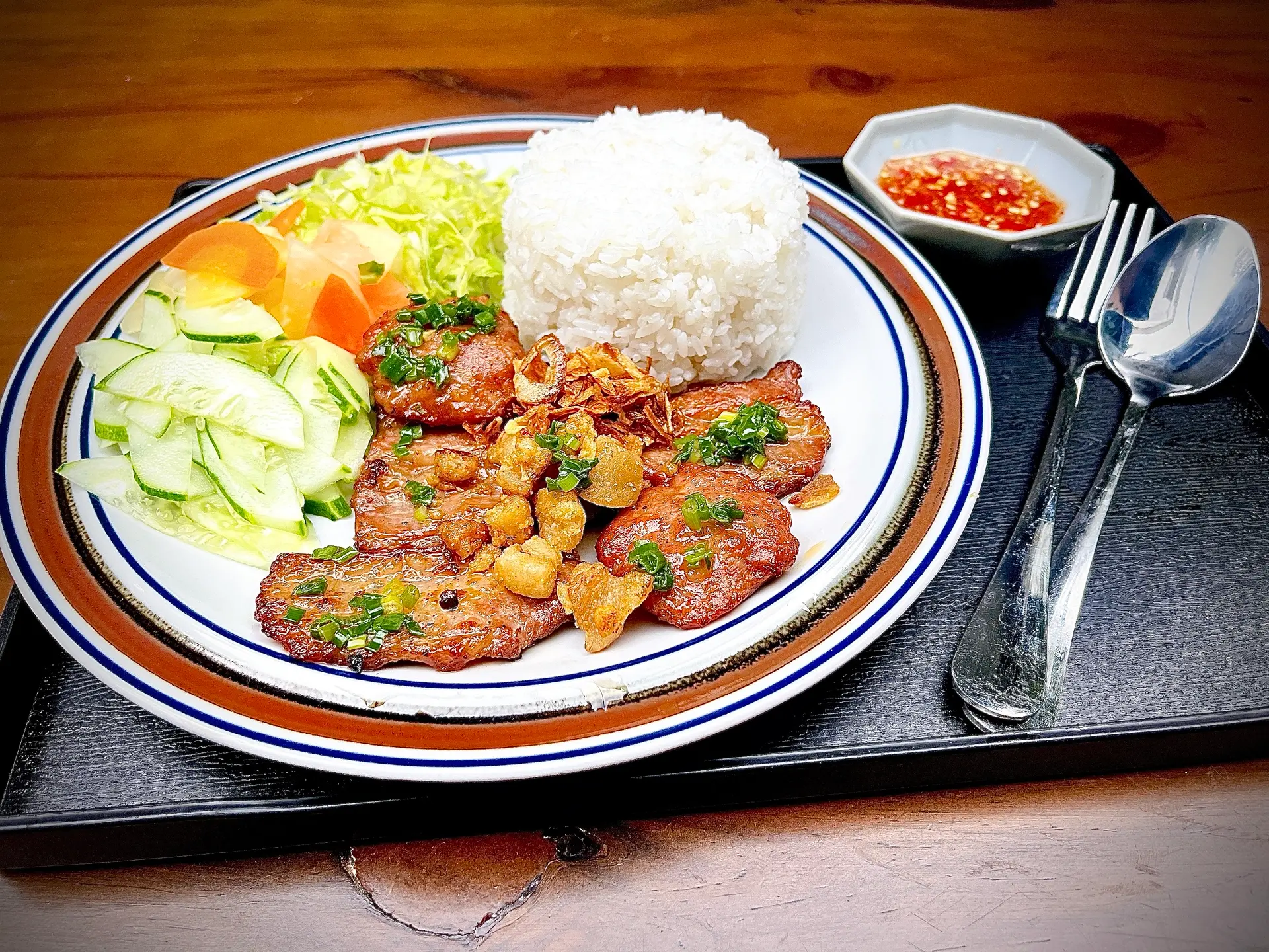 Hình ảnh Cơm trắng Thịt Nướng