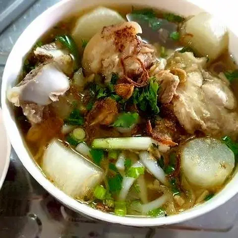 Hình ảnh Hủ tiếu thịt băm nước  - khô