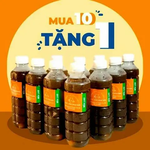 Hình ảnh Combo 10 chai mía lau